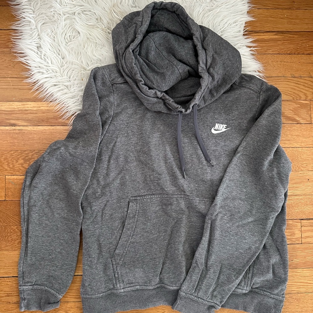 Nike Women’s Gray Cowl Neck Hoodie